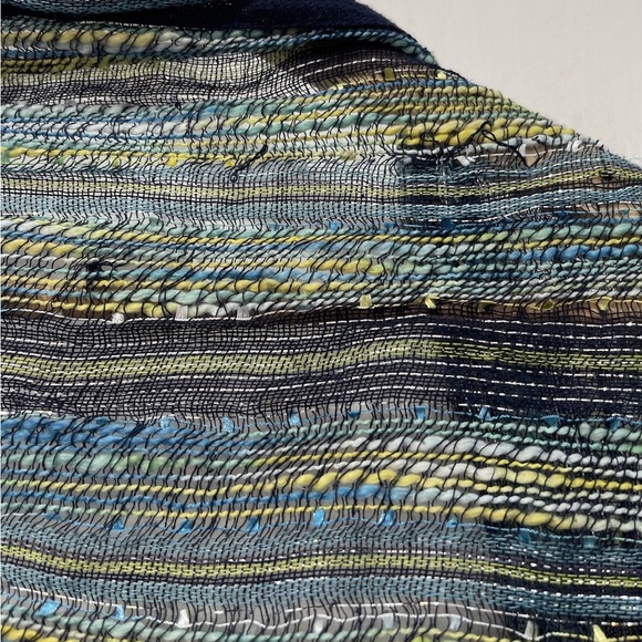 Forever 21 Multicolor Fringe Long Women’s Fashion Scarf (Flaws) - Picture 7 of 8